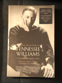  Selected letters of Tennessee Williams, volume one