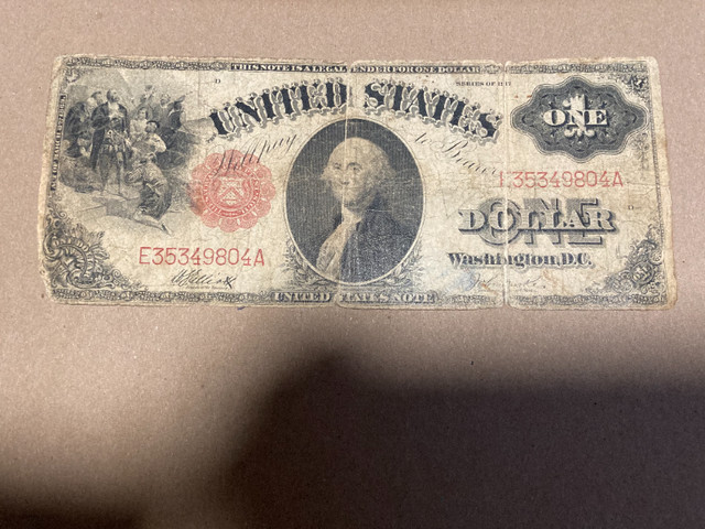 US 1917 1$ bill in Arts & Collectibles in Cole Harbour
