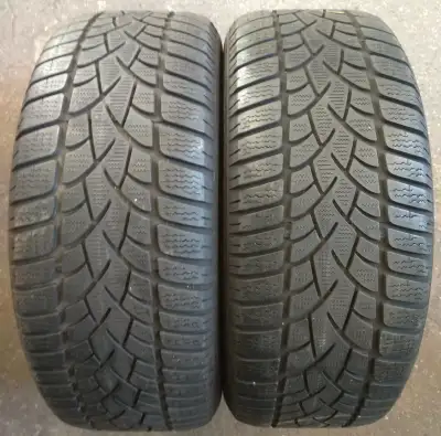 2 x 245/40/18 DUNLOP sp WINTER tires about 80% tread left ,,,,,,,,, good for lexus infiniti bmw benz...