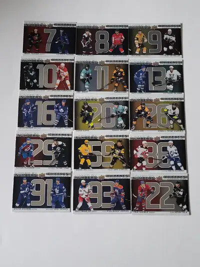 Tim Hortons 2023-24 Linked by Numbers Set Complet 1-15, View more