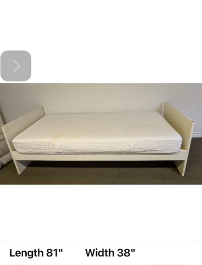 IKEA twin bed with mattress, View more
