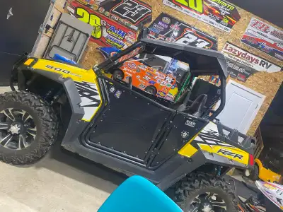 2011 Polaris rzr 800cc king off road shocks all around doors roof bumpers hitch winch light bar radi...
