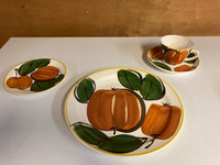 Rare Vera Neumann Pumpkin Dishes