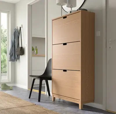 Ikea Light Birch Shoe Cabinet - southgate area , View more