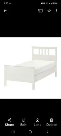 Used Twin Bed and Mattress for sale