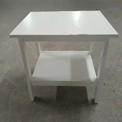 IKEA Lunnarp Table End Side Shelf Rectangular Wooden White, View more