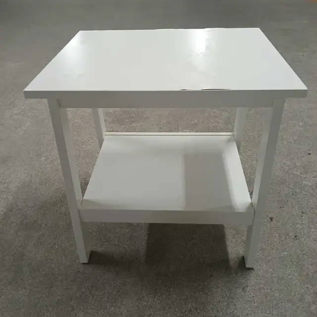 IKEA Lunnarp Table End Side Shelf Rectangular Wooden White in Other Tables in City of Toronto - Image 2