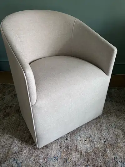 Pottery Barn Baldwin upholstered dining chair, View more