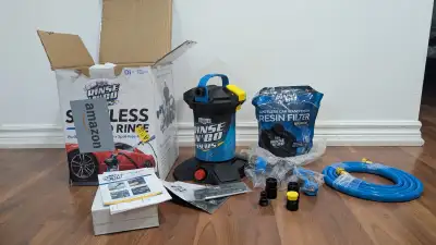 Selling a Unger Rinse 'n Go Plus spotless car rinse system, perfect for washing your car without lea...