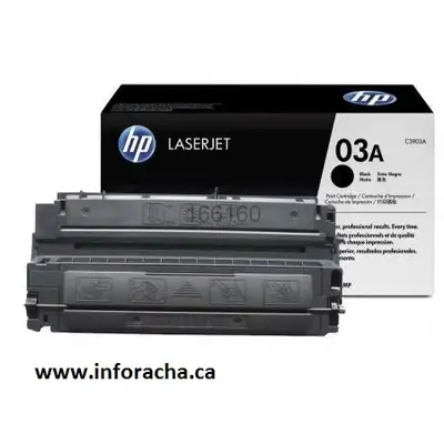 Cartouche toner HP Q3903A – LaserJet 5P/6P – Neuf, View more
