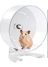 Hamster Exercise Wheel,Acrylic Silent Running Wheel Pet Toys 