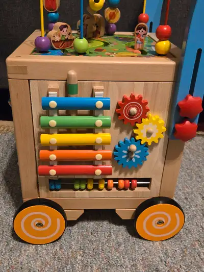 This Montessori Activity Cube is brand new and ready to stimulate your child's learning and developm...