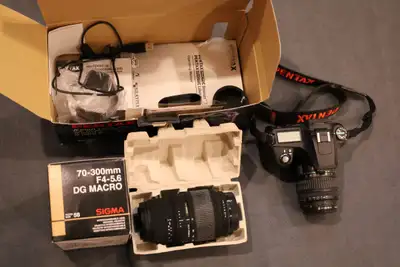 Pentax K100D Digital camera, View more