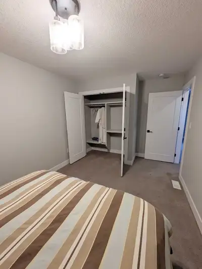 2 bedrooms for rent in shared home for single adult professional needing office space. Home has a gy...