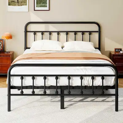 BNIB Black King size Metal Bed Frame, View more