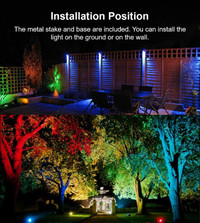 BNIB Outdoor RGB 10W Spot Light