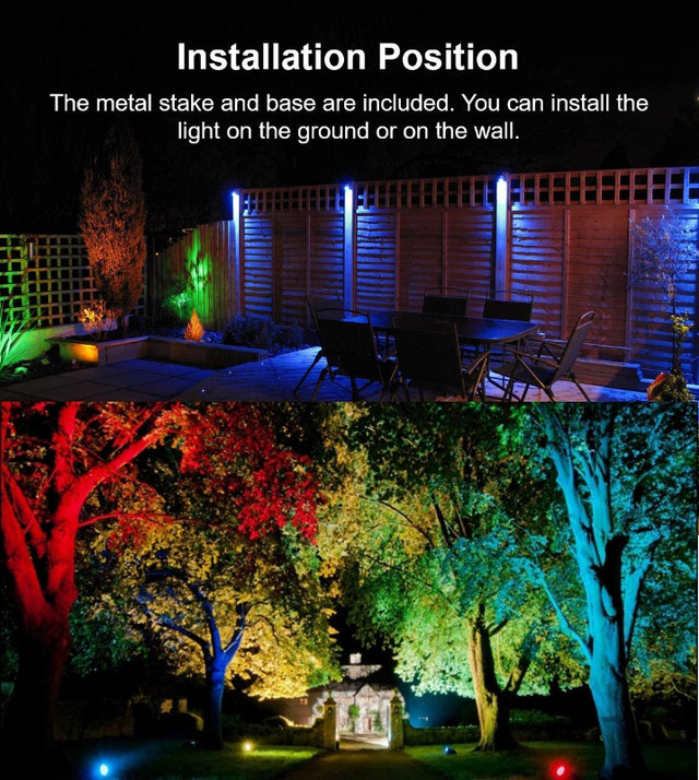 BNIB Outdoor RGB 10W Spot Light in Outdoor Lighting in Winnipeg