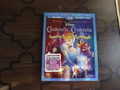 FS: Disney's "Cinderella II & III" 2 Movies on Blu-ray + DVD (Se, View more
