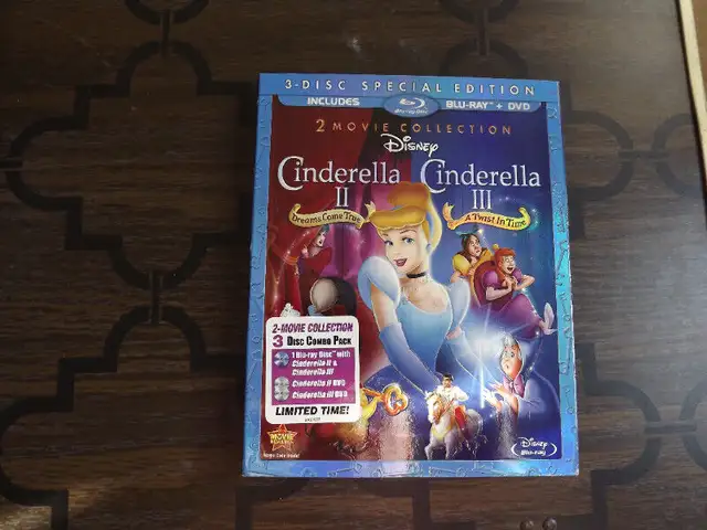 FS: Disney's "Cinderella II & III" 2 Movies on Blu-ray + DVD (Se in CDs, DVDs & Blu-ray in London - Image 2