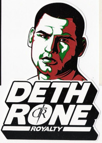 Cain Velasquez Dethrone Royalty sticker MINT UFC WWE