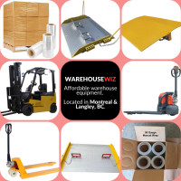 Pallet Jacks/Jiggers | Dock Plates | Pallet Wrapping | Forklifts