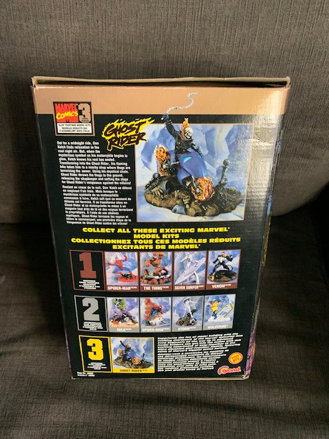 Marvel Comics Ghost Rider Glue Model Kit Toy Biz Level 3 Sealed in Toys & Games in City of Halifax - Image 2