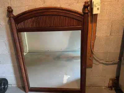 Wooden Mirror-excellent condition, View more