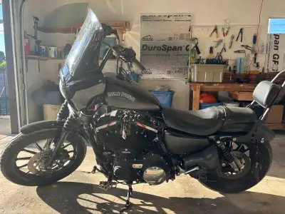 2012 Harley iron 883 Stage 2 tune After market air intake After market exhaust Aftermarket fairing A...