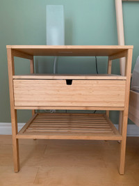 2x Nightstand in bamboo - IKEA - $230