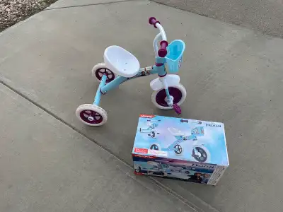 Disney Frozen Kids' Tricycle, 10-in for sell. Purchased couple months ago, assembled and tryed one t...