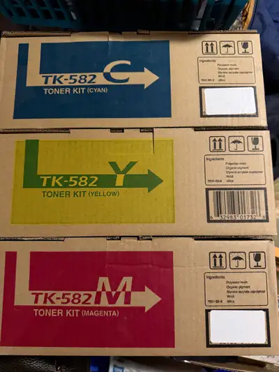 Kyocera TK-582C Toner Kit for FS-C5150DN/P6021CDN; Genuine , View more