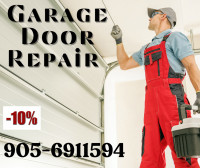 Garage door spring and cable replacement same day!
