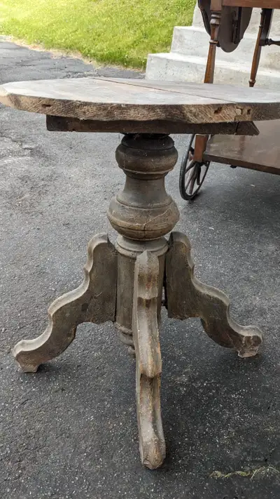 Antique Piano Stool/Plant Stand, View more