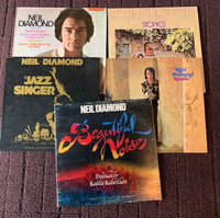 5 Neil Diamond Albums - Lot # 40 - One Low Price !