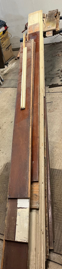 Old Wood Trim & Baseboard 