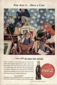 Vintage Coca-Cola Advertising 1946 Spring Cleaning