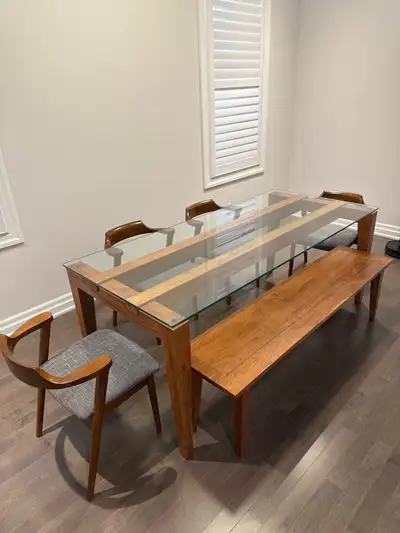 Solid Wood Dining Table Set, View more