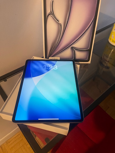 BRAND NEW APPLE IPAD AIR 13 M2 CPU 128GB STORAGE, View more