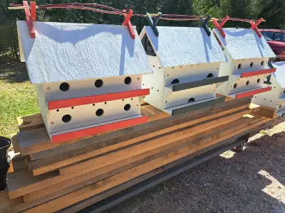 Purple martin condo bird houses, View more