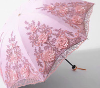 Lace Umbrella Parasols for Wedding, Party Bridal gift foldable
