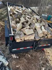 Firewood, Dump Trailer Load (1.5 cord) Split, Free Delivery
