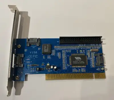 1PC VIA VT6421A ONE 3 SATA + 1 Port IDE to PCI Controller Adapte, View more