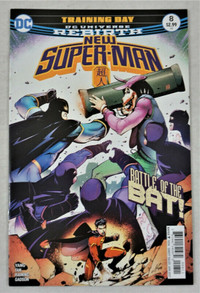 DC Universe Rebirth NEW SUPERMAN #8 APR 2017 BATTLE OF THE BAT!