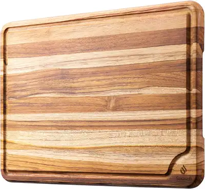 Teak Wood Cutting Board XL Large for Kitchen, View more