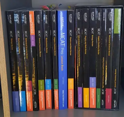 MCAT 2020-2021 Full Kaplan Course books, View more