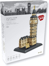 Dragon Blok Lego Architect Elizabeth Tower 891 Pieces Set