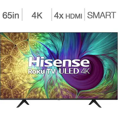 NEW Hisense 65 inch 4K QLED Quantum Dot LED LCD TV, View more