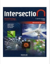 Intersection Mathématique Science Naturelles, Manuel A