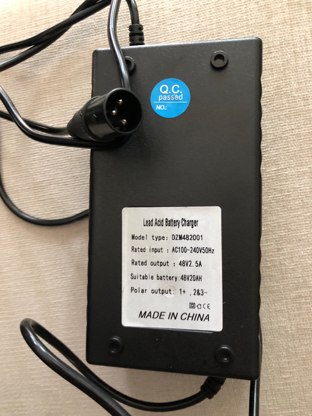 48v ebike chargers. New. SLA or Lithium.  in eBike in Kitchener / Waterloo - Image 2