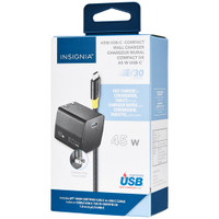 Insignia 45W USB-C PD Wall Charger with 6.6ft USB-C Cable 100W